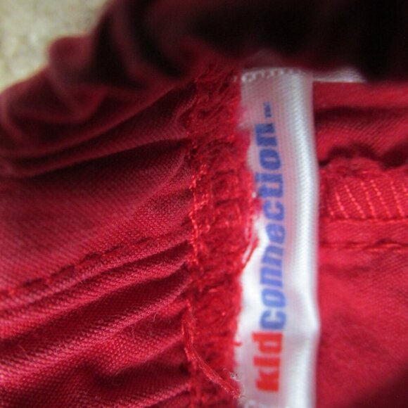 Kid‎ Connection Pull On Elastic Pants Girls Size 12M Red Toddler Infant Bottoms - Picture 2 of 4